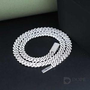 Trendy 16MM Sterling Silver Hip Hop Cuban Chain