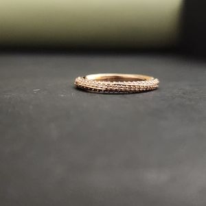 Trendy Round Cut Diamond Wedding  Band