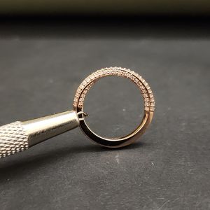 Trendy Round Cut Diamond Wedding  Band