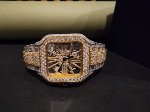 Full Iced Out Designer Custom Diamond Watch