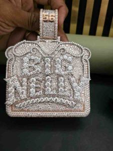 Custom Big Nelly Hip Hop Diamond Pendant
