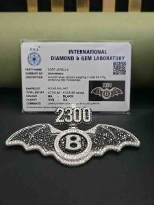 Unique Custom Bat Man Hip Hop Diamond Pendant
