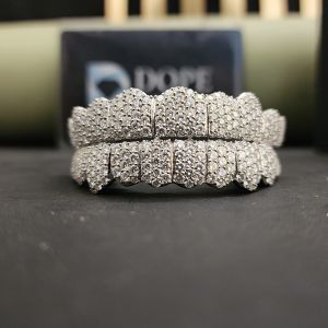 Elegant Customized Hip Hop Diamond Grillz Set