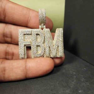 Custom Fbm Hip Hop Diamond Pendant