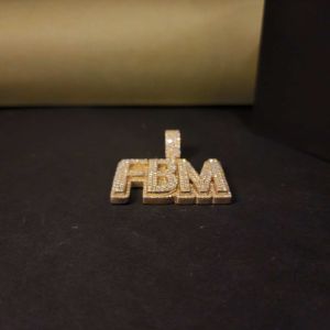 Custom Fbm Hip Hop Diamond Pendant