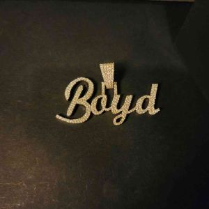 Hip Hop Bayd Moissanite Diamond Pendant