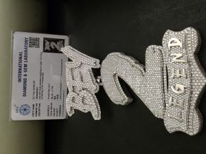 Custom 2 Number Hip Hop Diamond Pendant
