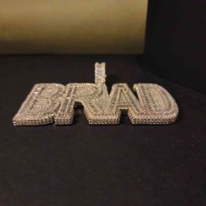 Iced Out Custom Brad Hip Hop Diamond Pendant