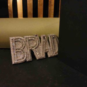 Iced Out Custom Brad Hip Hop Diamond Pendant