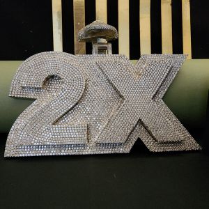 luxury diamond ski mask 2x hip hop pendant