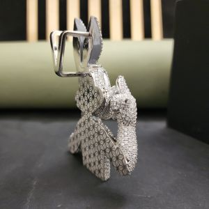 Luxury Moissanite Bunny Hip Hop Pendant