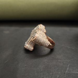 unique cross hip hop baguette lab grown diamond ring