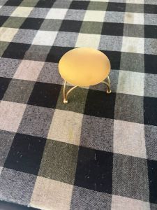 Metal Diya Stool Shape Candle Holder