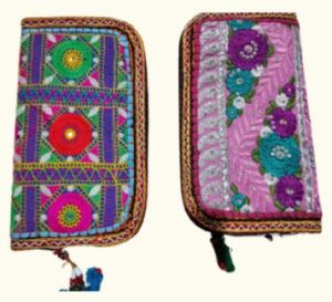 Designer Embroidered Hand Pouch