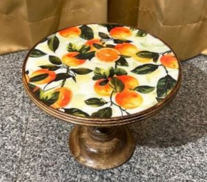 Epoxy Wooden Cake Stand