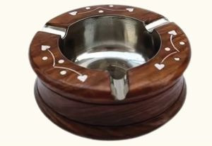 Handcrafted Wooden Ashtray