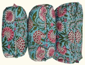Handmade Cotton Vanity Pouch Set