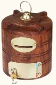 Water Tank Wooden Money Bank