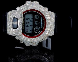 Luxury Iced Out Diamond Digital Watch for Men