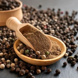Finely Ground Black Pepper Powder