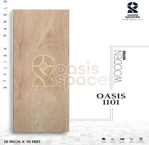 Natural Flat Round PVC Panel