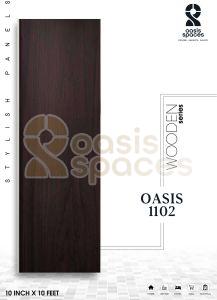Natural Flat Round PVC Panel