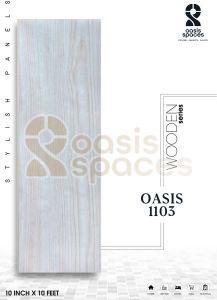 Natural Flat Round PVC Panel