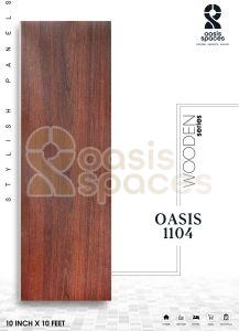 Natural Flat Round PVC Panel
