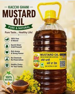 5 Litre Kacchi Ghani Mustard Oil