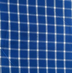 180 GSM Check Cotton Shirting Fabric