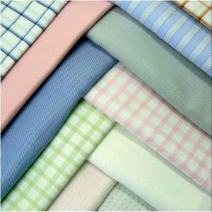 180 GSM Chek Poly Cotton Shirt Fabric
