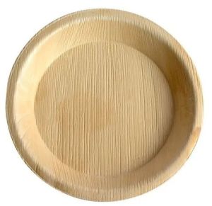 10 Inch Round Areca Palm Leaf Plate