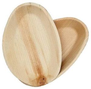 4 Inch Areca Leaf Oval Shaped Bowl
