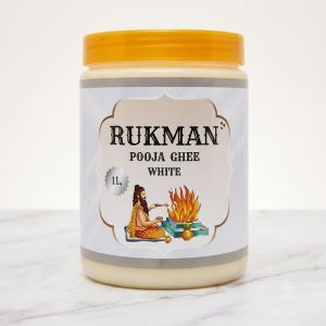 1 Litre Rukman White Pooja Ghee