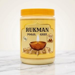 1l Litre Rukman Chandan Fragrance Pooja Ghee