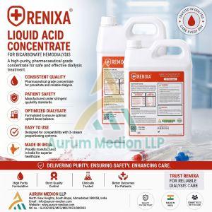 Renixa Hemodialysis Liquid Acid Concentrate