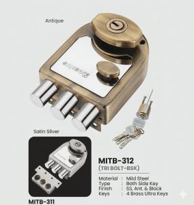 LNC-001 Sterling Tribolt Heavy Duty Door Lock
