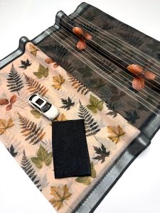 Mangalagiri Printed Linen Saree