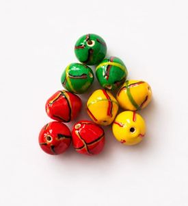Cross Lining Glass Beads