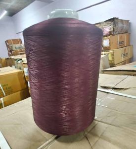Chocolate Brown 150 Lichi Polyester Yarn