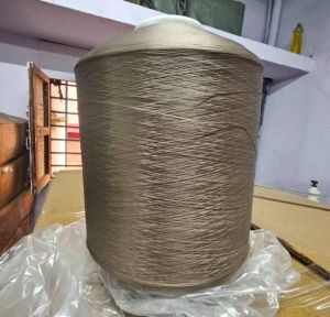 Coffee Brown 150 Lichi Polyester Yarn