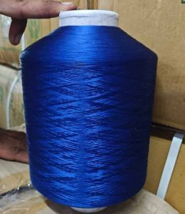 Dark Blue 150 Lichi Polyester Yarn