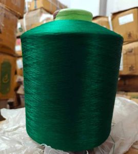 Dark Green 150 Lichi Polyester Yarn