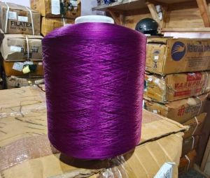 Deep Purple 150 Lichi Polyester Yarn