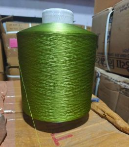 Moss Green 150 Lichi Polyester Yarn