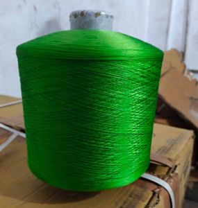 Rich Green 150 Lichi Polyester Yarn