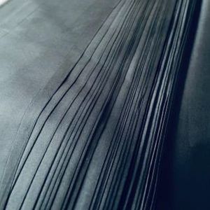 31 Inch Black Roto Polyester Fabric