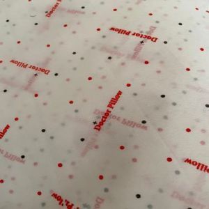 High-Quality White Printed Polyester Fabric