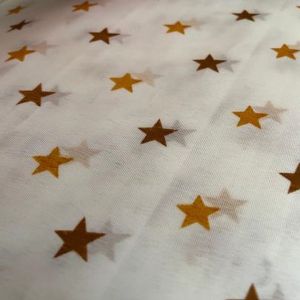 Premium White Printed Polyester Fabric