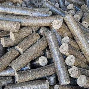 Low Moisture Groundnut Shell Biomass Briquettes
